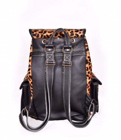 Owl Look Leopard Print  Backpack