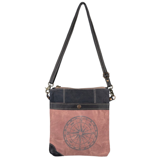 Compass Print Crossbody