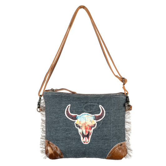 Bull Skull Crossbody
