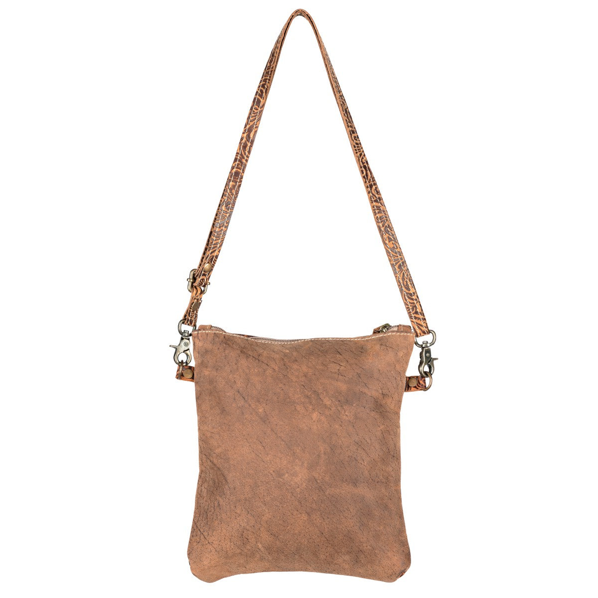 Floral Emboss Crossbody