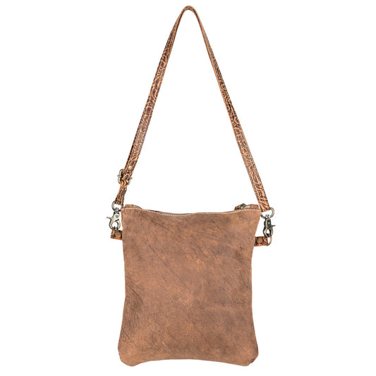 Floral Emboss Crossbody