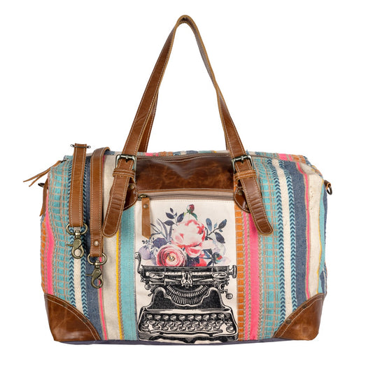 Typewriter Duffle Bag