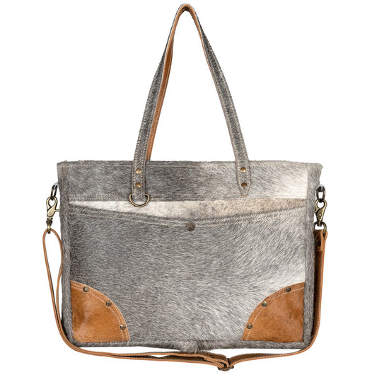 Grey Messenger Bag