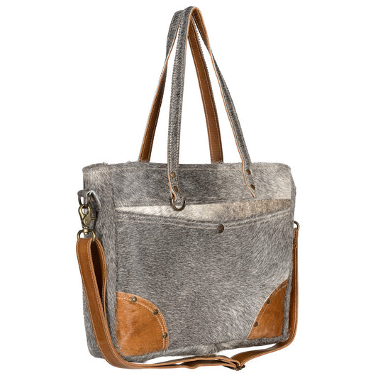Grey Messenger Bag