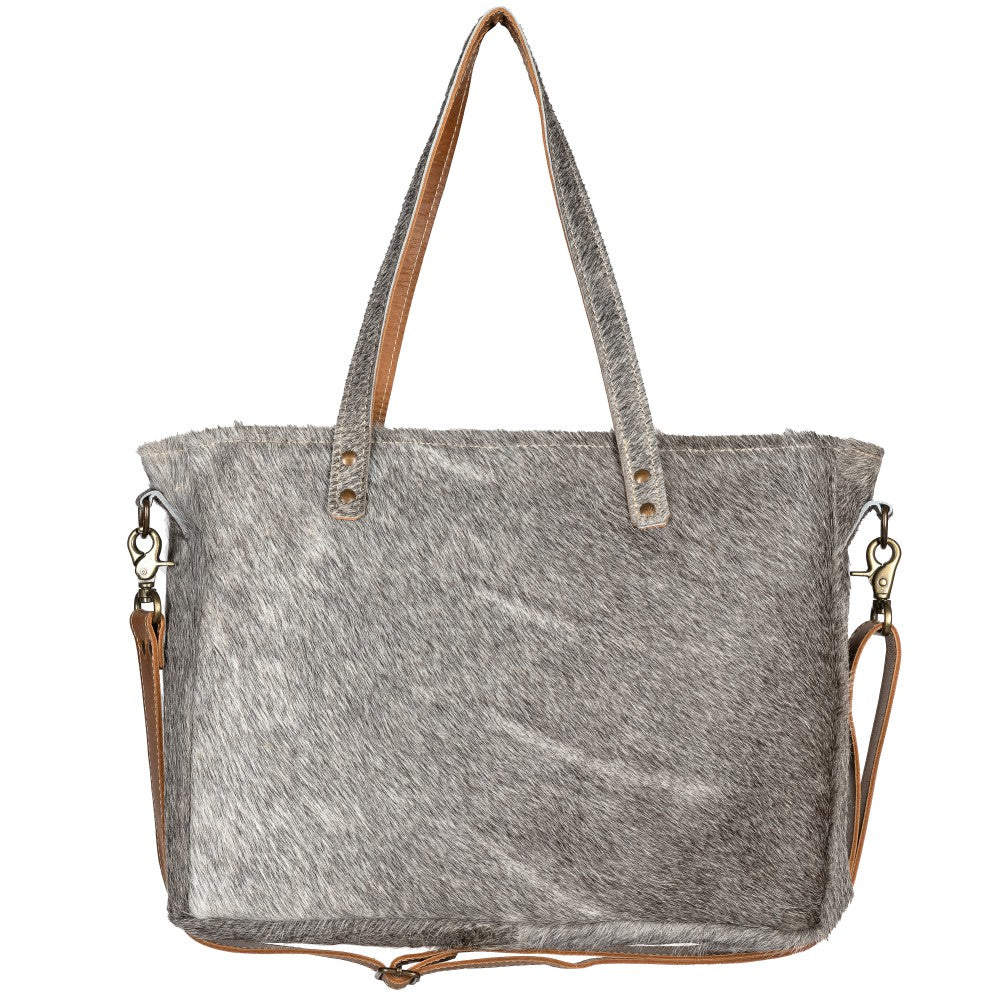 Grey Messenger Bag