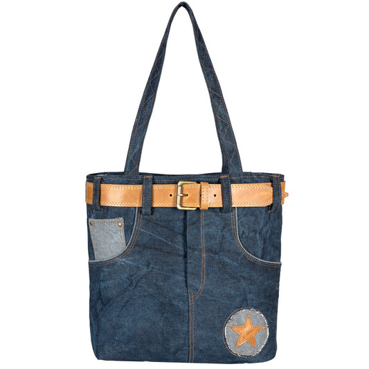 Jeans Front Tote Bag