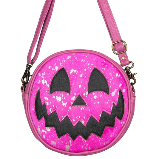 Pink Pumpkin shoulder Bag