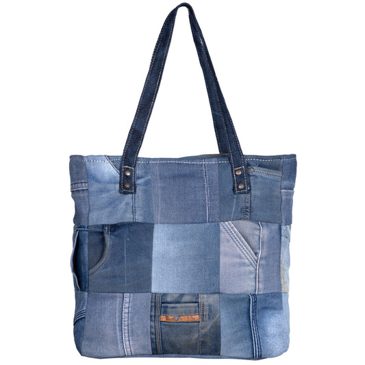 Rowon Denim Tote Bag