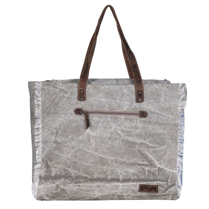 Lila Denim Weekender Bag