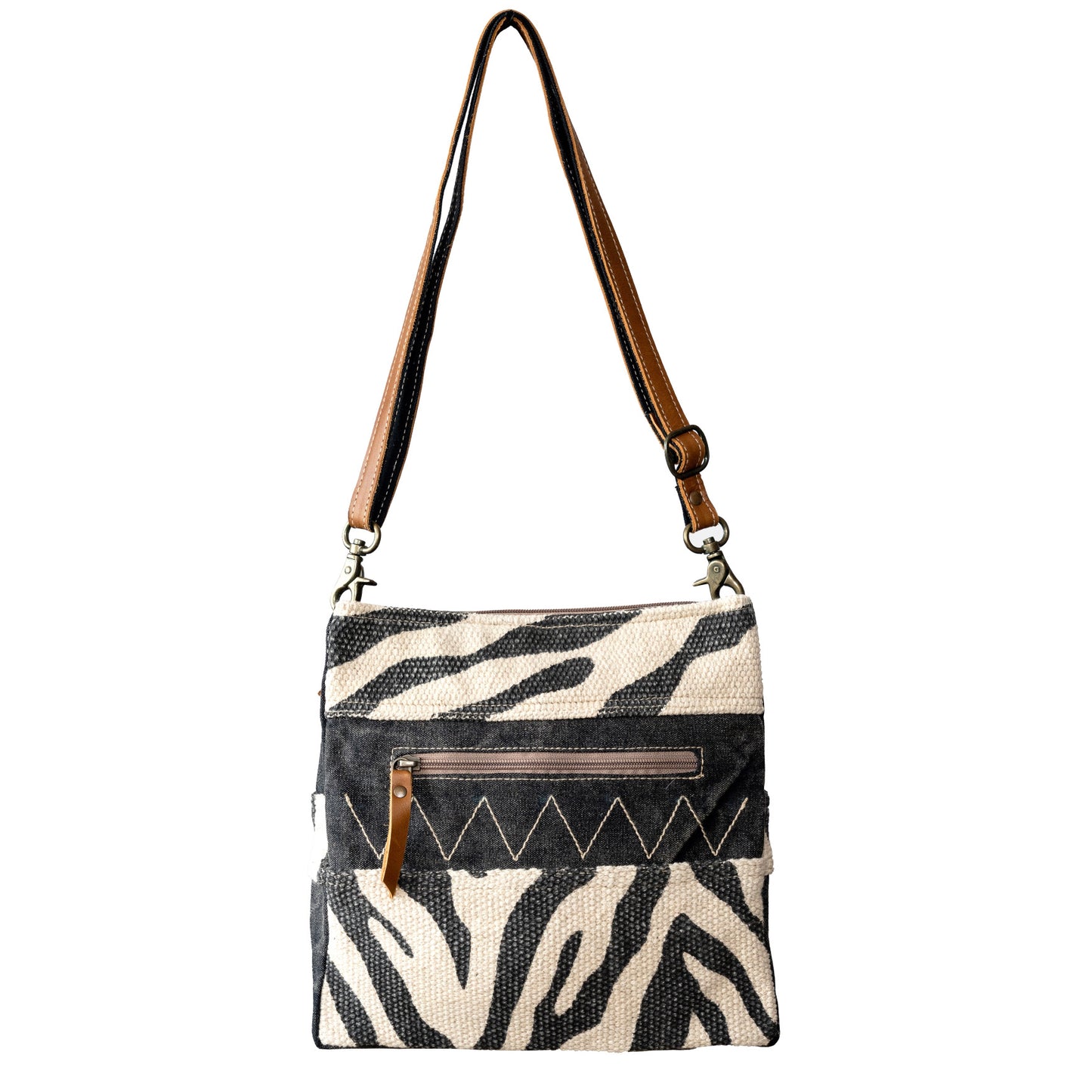 Zebra Check Shoulder Bag