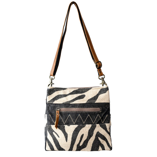Zebra Check Shoulder Bag