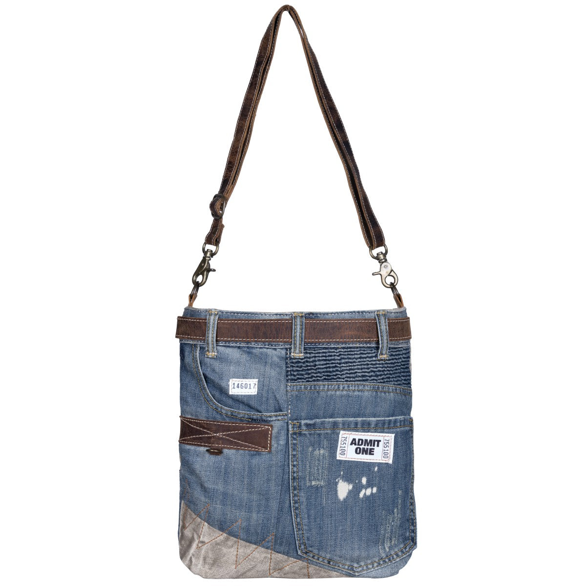 Brynlee Denim Shoulder Bag