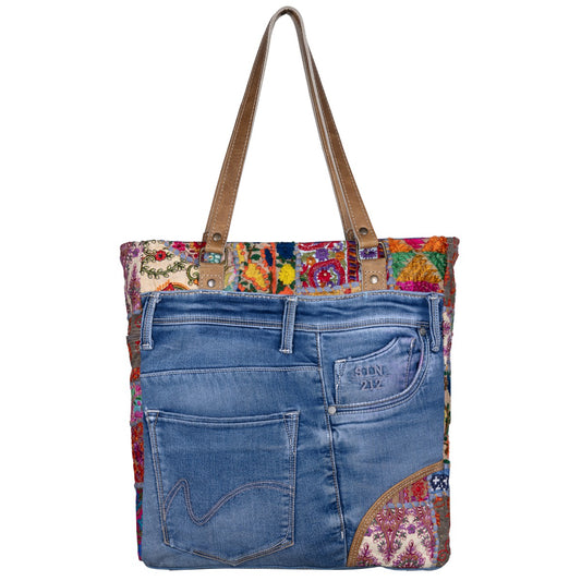 Kennedy Denim Tote Bag