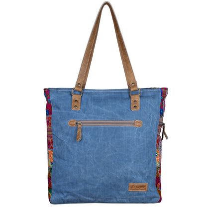 Kennedy Denim Tote Bag