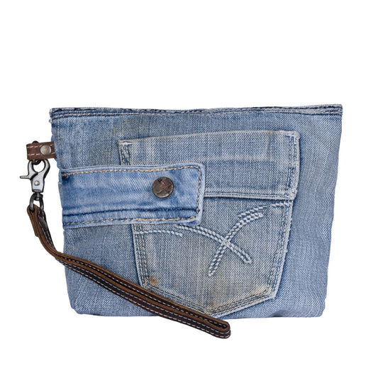 Daxton Denim Pouch