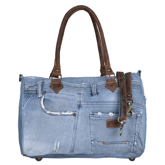 Caspian Denim Duffle Bag