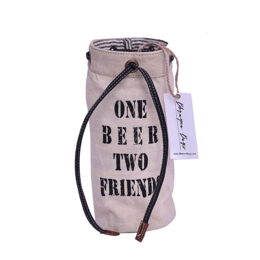 White Wash "One Beer Two Friends" Barware