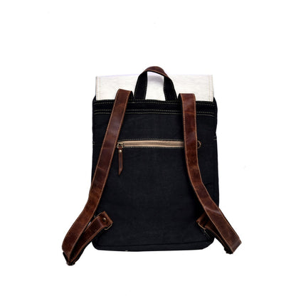 Zigzag Rug With Two Flap Backpack