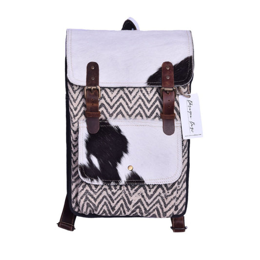 Zigzag Rug With Two Flap Backpack