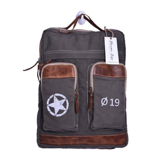 Star &amp; 019 Print Laptop Bag