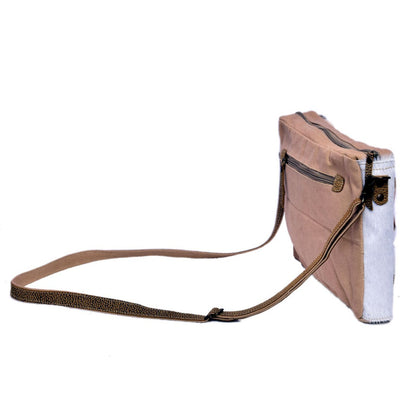 Small Hairon Blocks Shoulder Bag