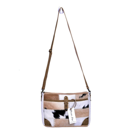Small Hairon Blocks Shoulder Bag