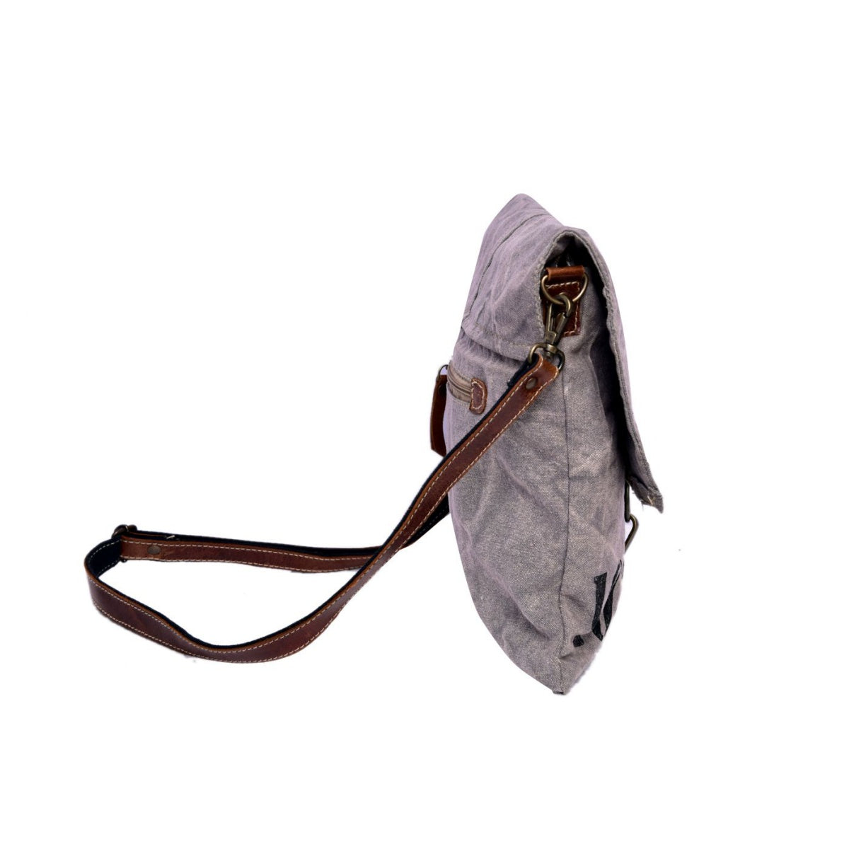 Star and 1934 Print Rough Shoulder Bag
