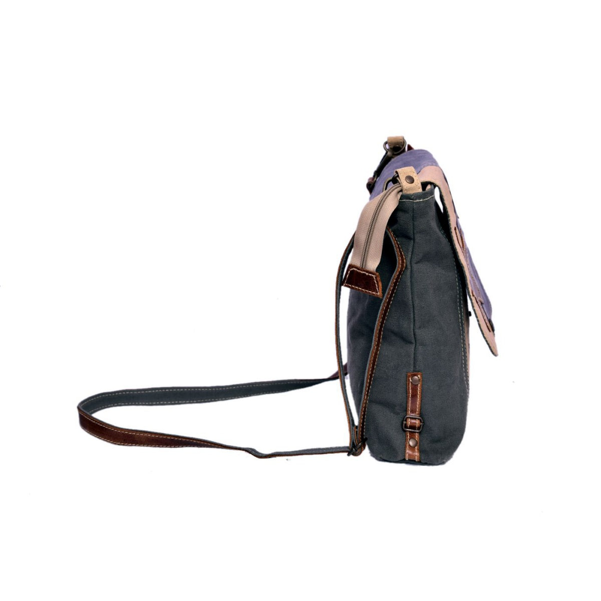 Round USA Print Small Shoulder Bag