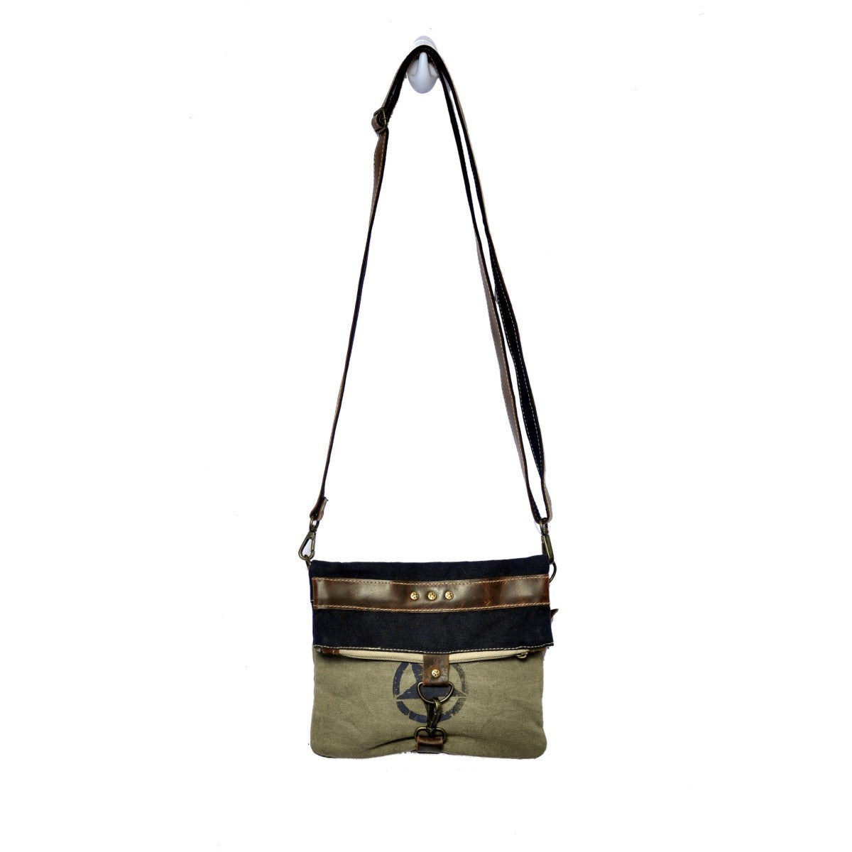 Star Print Faded Crossbody