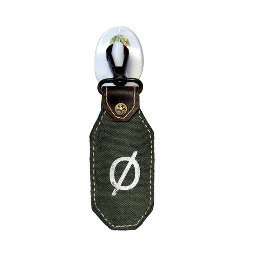 Green 0 Print Key Chain