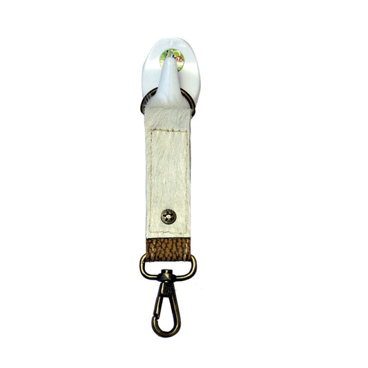 White Hairon Key Chain