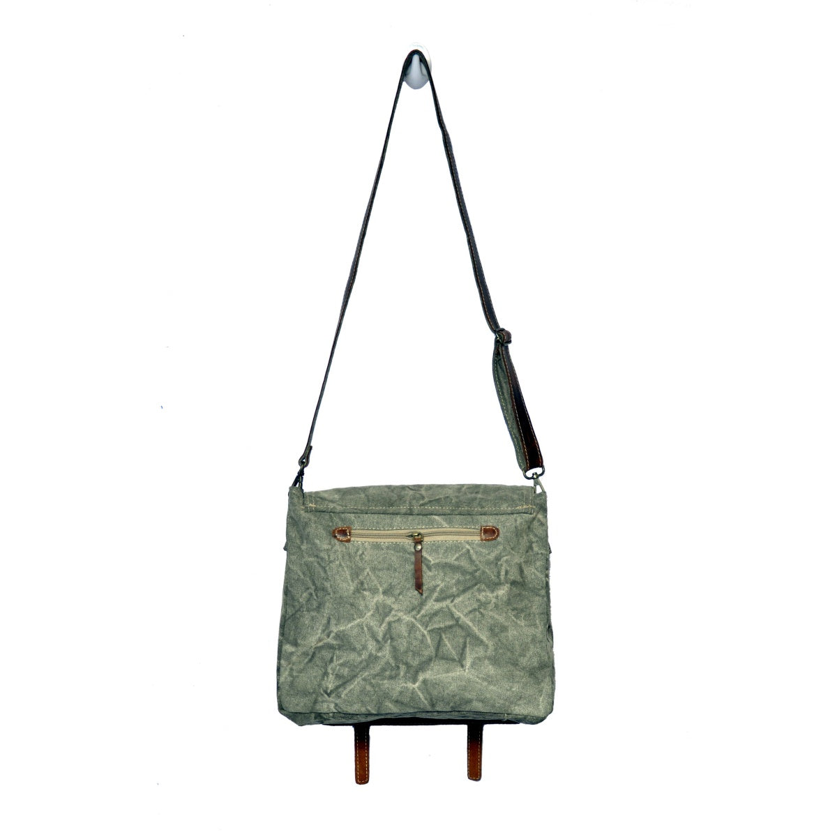 USA Print Leather Bedge Shoulder Bag