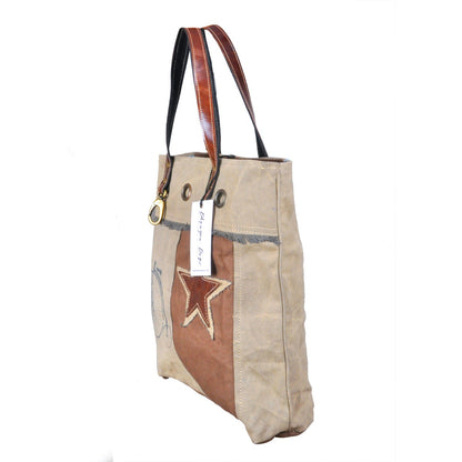 Two Layer Cycle Print Tote Bag