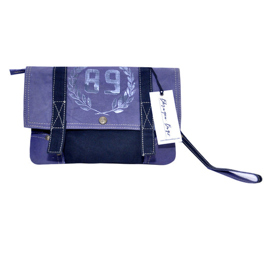 89 Print Purple Clutch