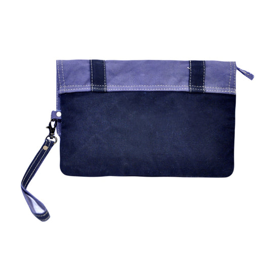 89 Print Purple Clutch