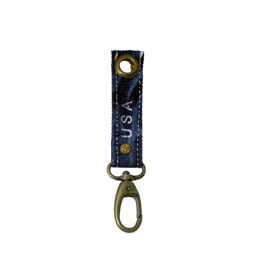 Blue Jeans USA Print Key Chain