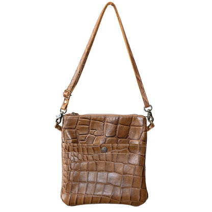 Croco Crux Crossbody