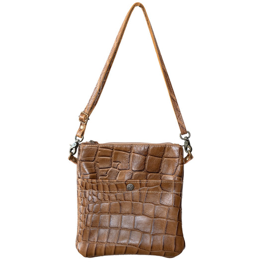 Croco Crux Crossbody