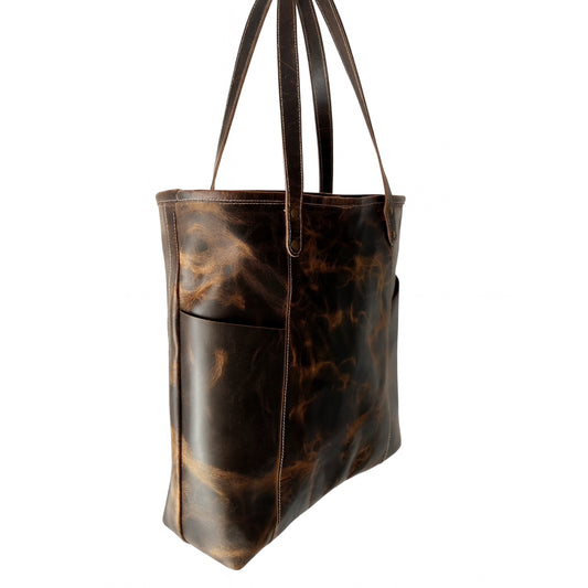 Leather Takeover Tote Bag