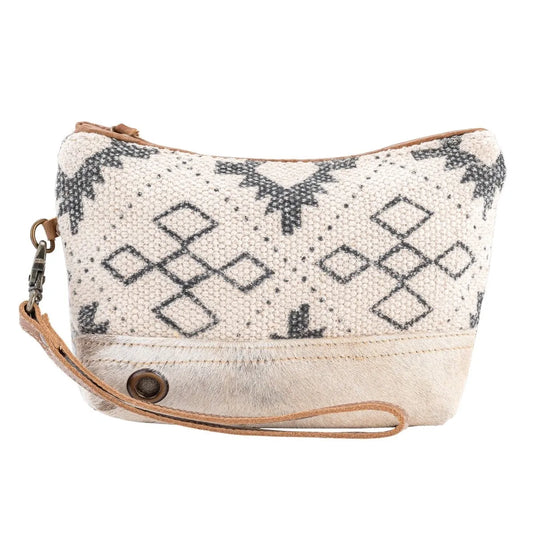 Monochrome Boho pouch