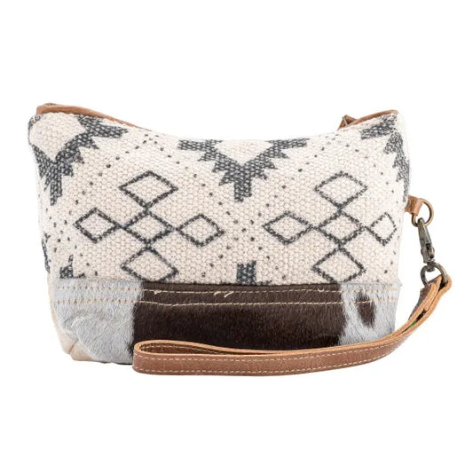Monochrome Boho pouch