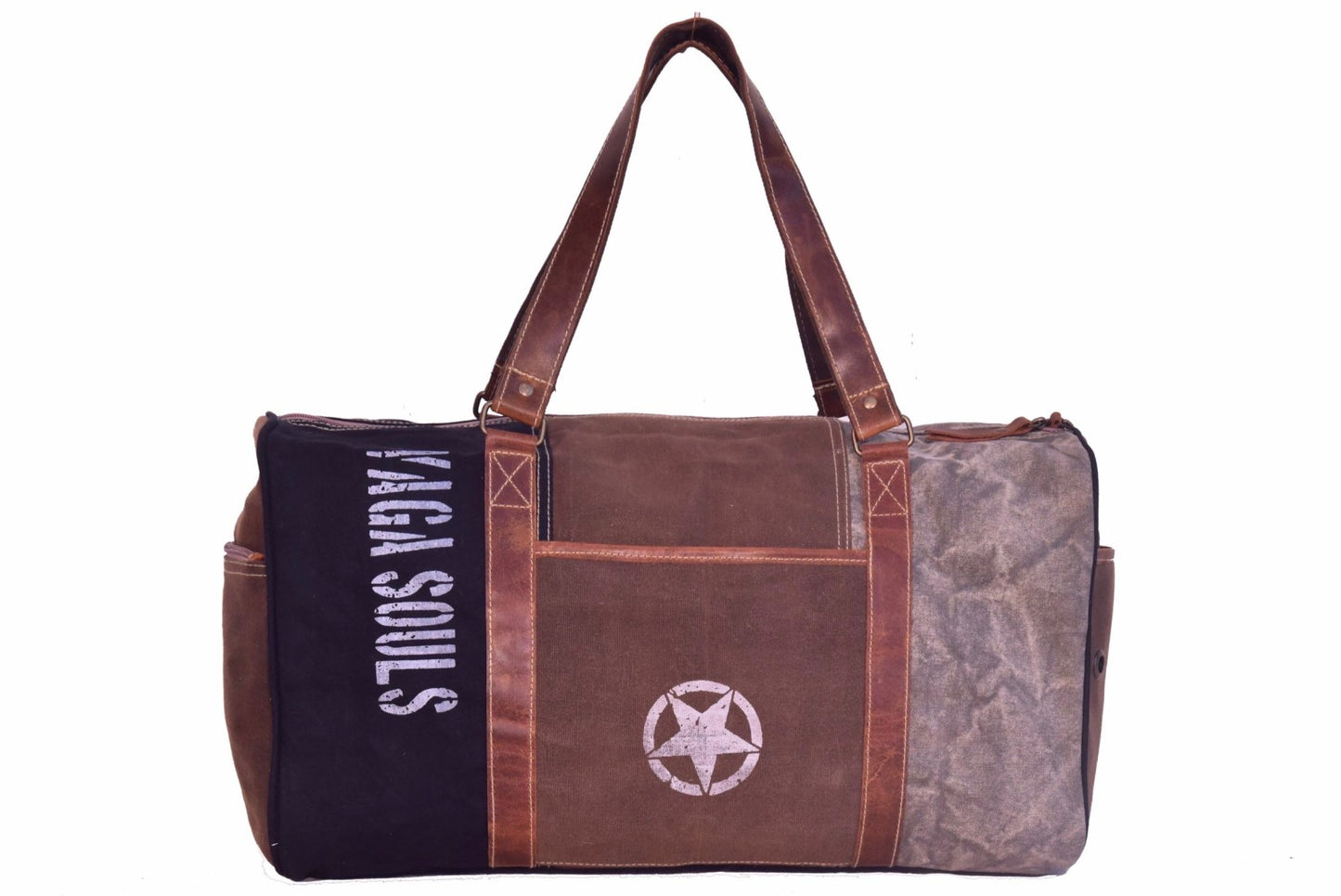 Star &amp; Vaga Souls Print Duffle Bag