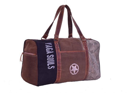 Star &amp; Vaga Souls Print Duffle Bag