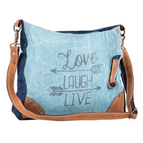 Denim Power Shoulder Bag - Image 2