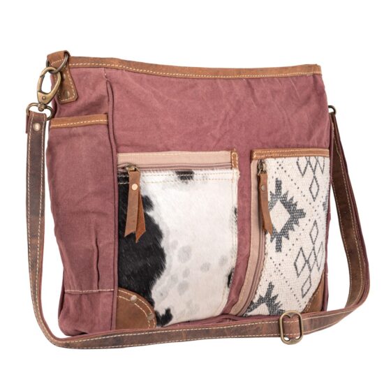 Maroon Magic Messenger Bag - Image 2
