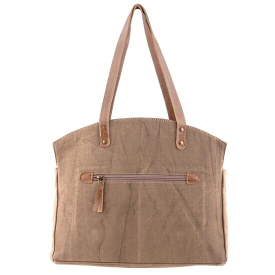 London Brown Small Tote Bag - Image 3