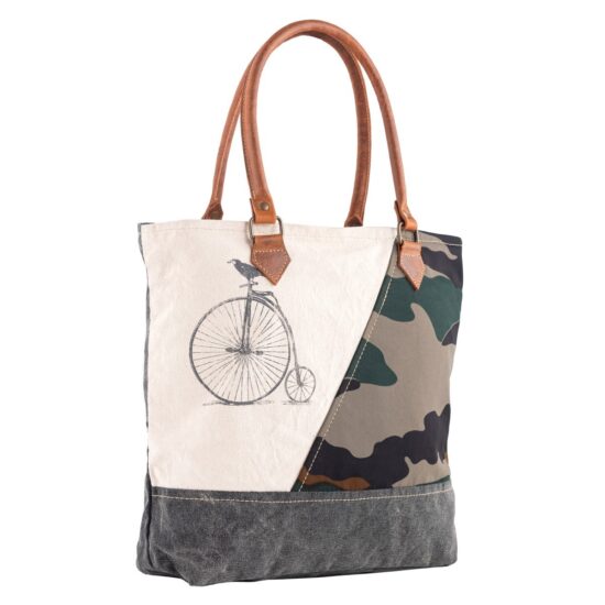 Black Cream Tote Bag - Image 5