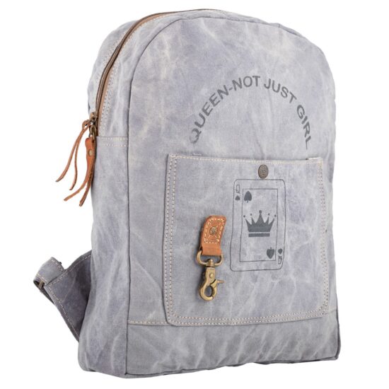 Purple Washed Harmont Backpack - Image 2