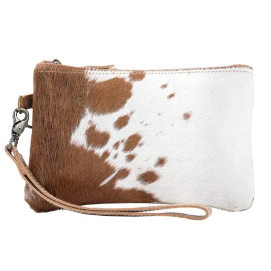 Chic Brown & White pouch - Image 2