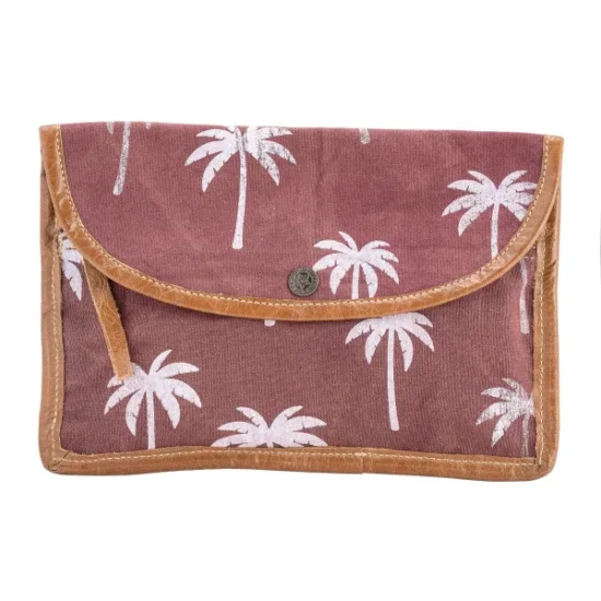 Tropical Canvas Clutch